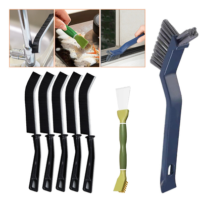 7pcs プラスチック浴室床ブラシ ハードブリスレット クレイブ 床掃除ブラシ